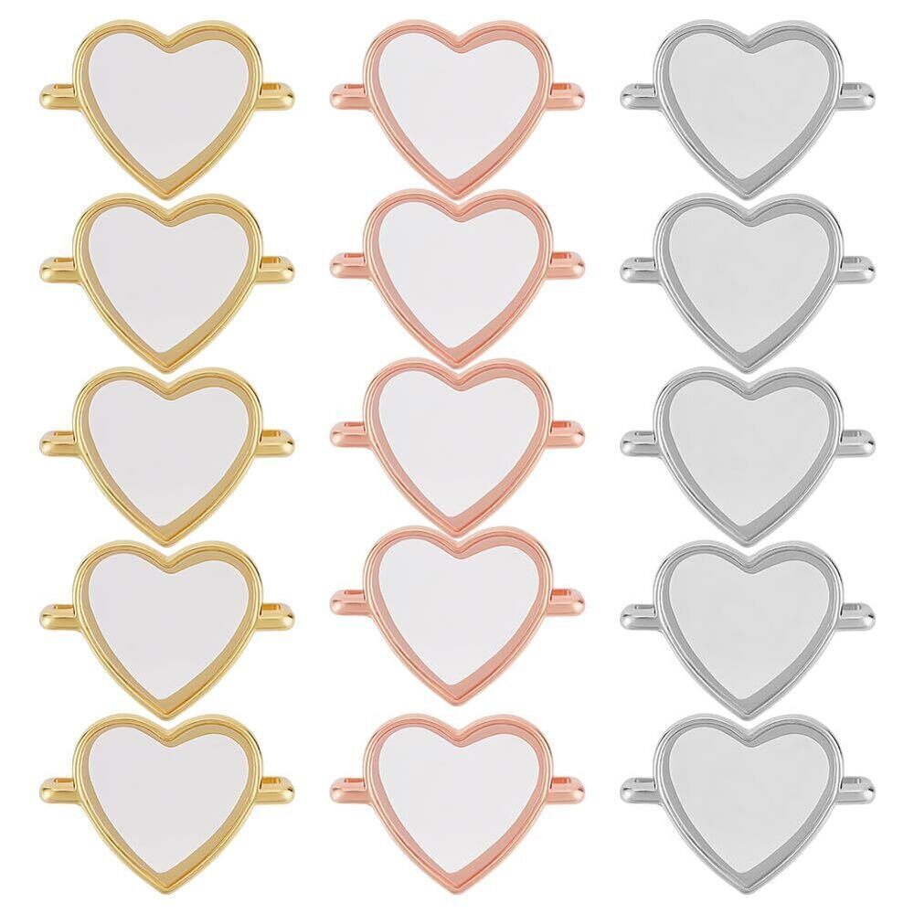 7363 15 Pcs Sublimation Charms Blank Sublimation Watch Charms